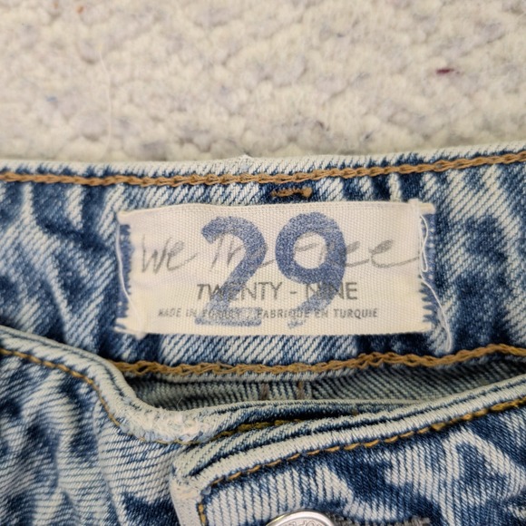 FREE PEOPLE Zuri Mom Ankle Jeans High Rise Straight Leg Denim Womens 29 - Picture 3 of 11
